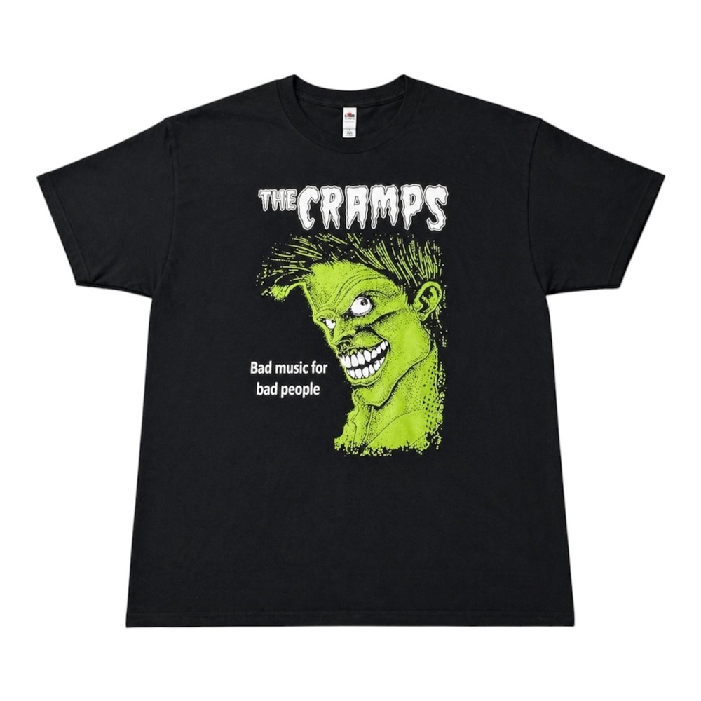 The Cramps Bad Music for Bad People Fruit of the Loom Black Graphic T-Shirt Mens